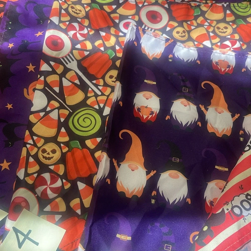 Doggie pet scarfs lightweight, 4 for $20.00 adjustable small large dogs NEW